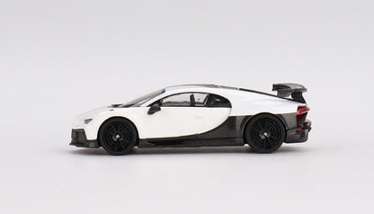 MGT00569-L TSM MINI-GT 1:64 Bugatti Chiron Pur Sport White LHD