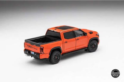 DTG0024-SO GCD Gaincorp Products 1:64 Toyota Tundra TRD PRO Solar Octane DiecastTalk Special Order