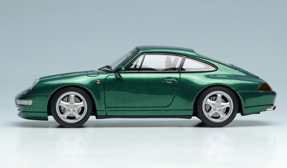 [ Back-order ] Make Up VISION VM145D 1:43 Porsche 911(993) Carrera 4 1995 Dark Green Metallic