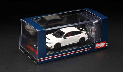 [ Back-order ] Hobby Japan HJ641063W 1:64 Honda Civic Type R (FL5) with Engine Display Model Championship White