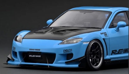 [ Back-order ] ignition model IG3178 1:18 Mazda RX-8 (SE3P) RE Amemiya Light Blue