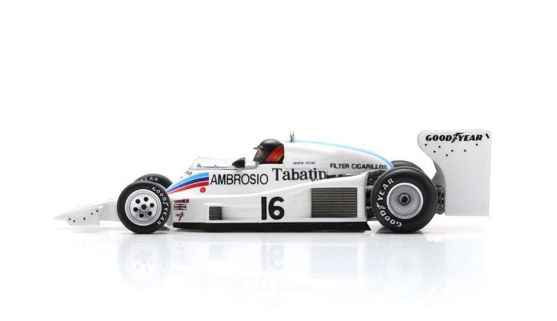 S2758 SPARK 1:43 Shadow DN8 F1 Sweden GP 1977 #16 J.Oliver