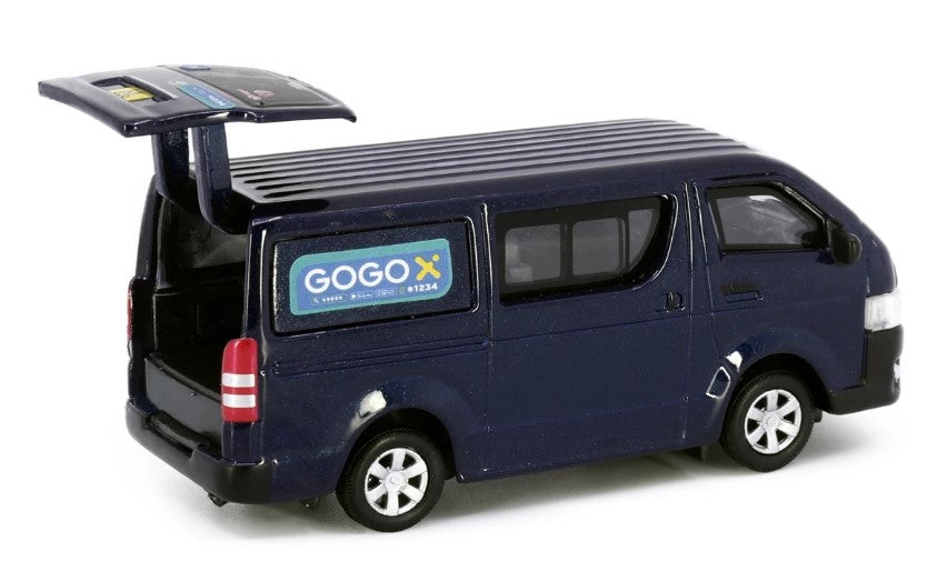 [ Back-order ] TINY ATC65268 1:64 Tiny City No.17 Toyota Hiace "GOGOX" Metallic Blue Diecast