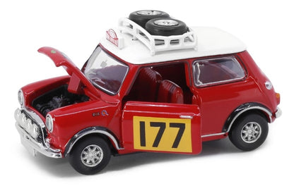 [ Back-order ] TINY ATC66018 1:50 Tiny City No.177 Mini Cooper Mk1 Rally #177 Diecast