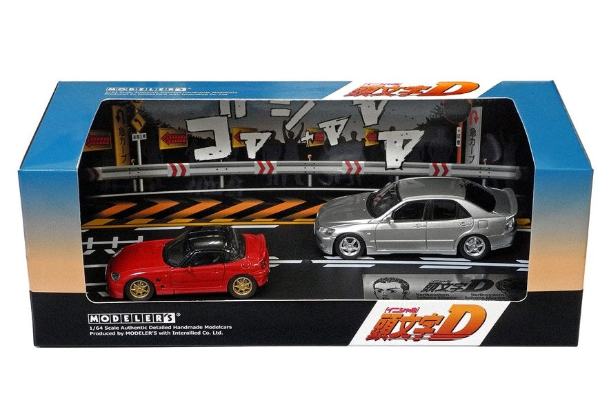 [ Back-order ] MODELER'S MD64214 1:64 Initial D Set Vol.14 Sakamoto Cappuccino & Nobuhiko Akiyama Altezza