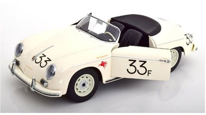 KKDC120096 KK scale 1:12 Porsche 356 A Speedster No.33 1955 White