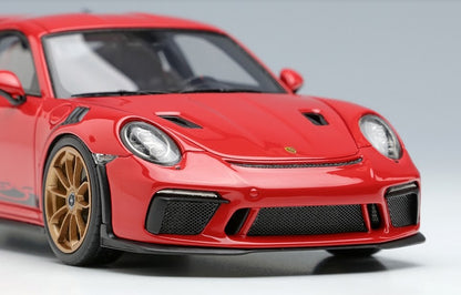 [ Back-order ] Make Up EIDOLON EM573D 1:43 Porsche 911 (991.2) GT3 RS 2018 Guards Red