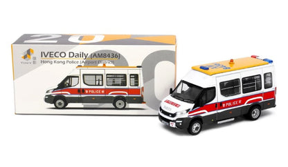 [ Back-order ] TINY ATC65352 1:76 Tiny City No.20 IVECO Daily Police Patrol Car Airport District (AM8436) Diecast