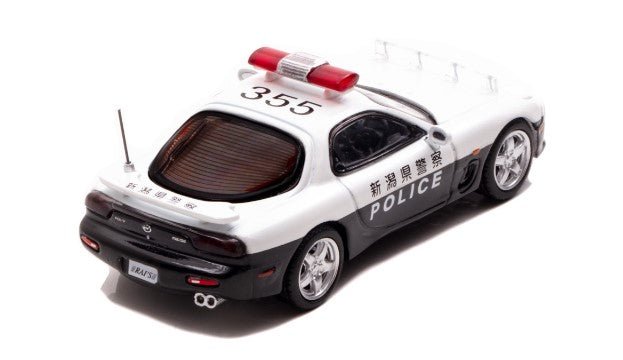 H7640021 RAI'S 1:64 Mazda RX-7 (FD3S) Niigata Prefectural Police Traffic Riot Police Vehicle (355)