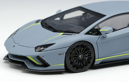 [ Back-order ] Make Up EIDOLON EM597B 1:43 Lamborghini Aventador S Japan Limited Edition 2021 Grigio Vulcano (Matte Gray)