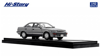 [ Back-order ] Hi-Story HS457GY 1:43 Toyota COROLLA Sedan GT (1987) Gray Metallic Resin