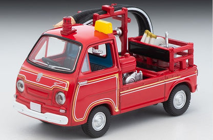 LV-68c TOMYTEC Tomica LV 1:64 Subaru Sambar Pump Fire Truck with Figure