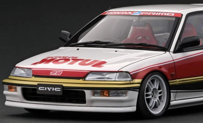 [ Back-order ] ignition model IG3123 1:18 Honda CIVIC (EF9) SiR White/Red