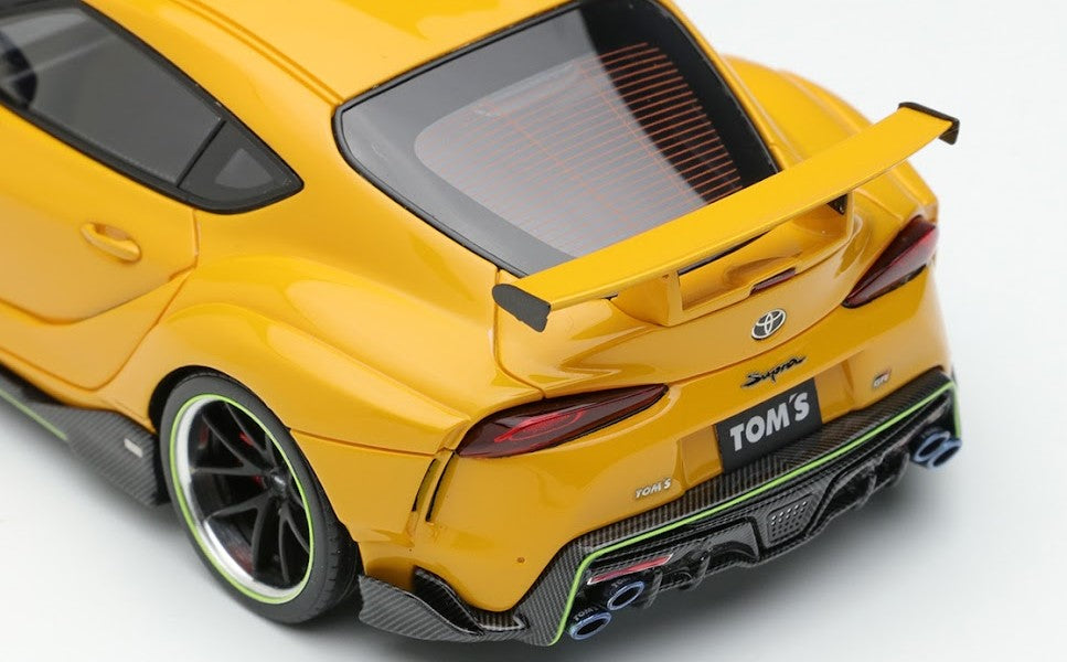 [ Back-order ] Make Up EIDOLON EM595B 1:43 TOM'S GR Supra 2020 Lightning Yellow