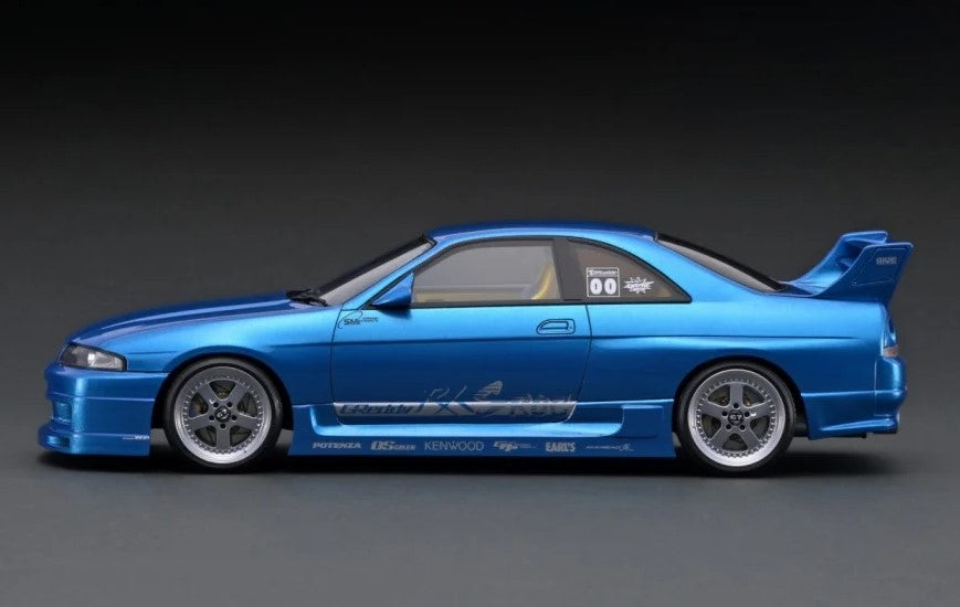 [ Back-order ] ignition model IG3128 1:18 GReddy GT-R (BCNR33) Blue Metallic