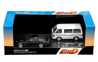 [ Back-order ] MODELER'S MD64213 1:64 Initial D Set Vol.13 Kyoko Iwase RX-7 (FD3S) & Project D Support Car (Nissan Vanette Van)