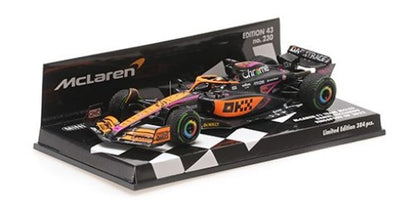 537226003 MINICHAMPS 1:43 McLaren F1 Team MCL36 Daniel Ricciardo Singapore GP 2022