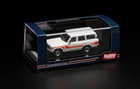 [ Back-order ] Hobby Japan HJ642039BW 1:64 Toyota Land Cruiser 60 GX 1988 / Option Side Sticker White