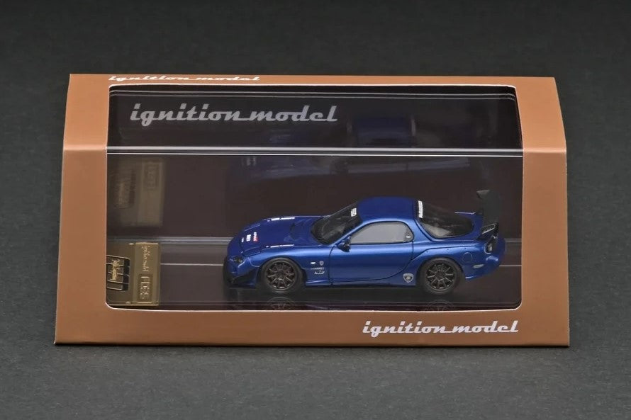 [ Back-order ] ignition model IG2728 1:64 FEED RX-7 (FD3S) Blue Metallic