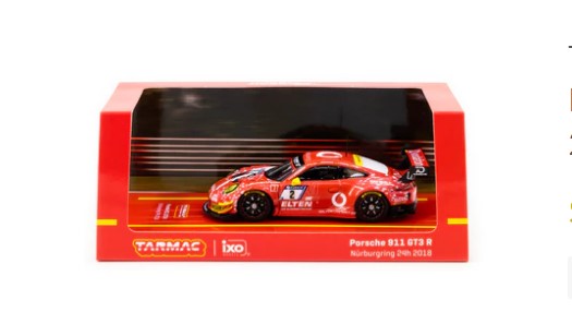 T64-032-18NUR02 TARMAC WORKS 1:64 Porsche 911 GT3 R Nurburgring 24h 2018