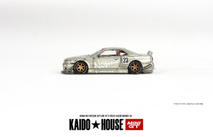 KHMG103 TSM MINI-GT 1:64 Nissan Skyline GT-R R34 Kaido Works V4 RHD