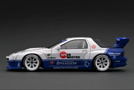 [ Back-order ] ignition model IG2917 1:18 PANDEM RX-7 (FC3S) White/Blue