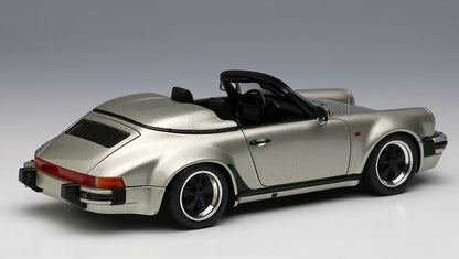 [ Back-order ] Make Up VISION VM138G 1:43 Porsche 911 Carrera 3.2 Speedster Turbo Look 1989 Linen Gray Metallic