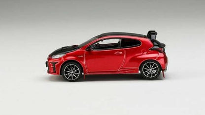 [ Back-order ] Hobby Japan HJ643024RR 1:64 Toyota GRMN YARIS RALLY Package with GR Parts Emotional Red II