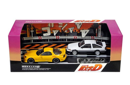 [ Back-order ] MODELER'S MD64216 1:64 Initial D Set Vol.16 Wataru Akiyama Levin Turbo (AE86) & Keisuke Takahashi RX-7 (FD3S)