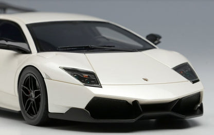 [ Back-order ] Make Up EIDOLON EM336C 1:43 Lamborghini Murcielago LP670-4 SV 2009 Pearl White