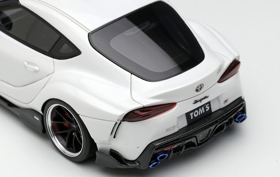 [ Back-order ] Make Up EIDOLON EM663A 1:43 TOM'S GR SUPRA Tourer 2022 White Metallic