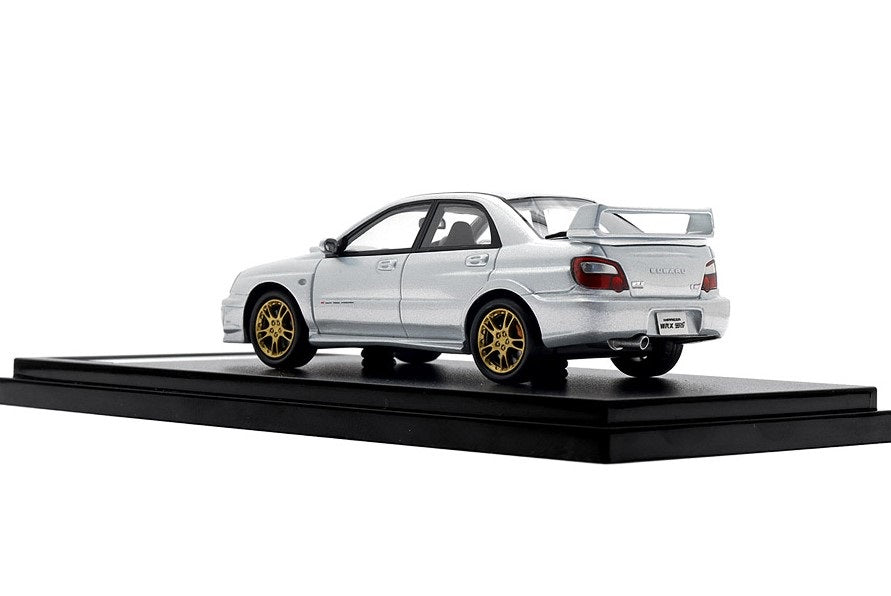 [ Back-order ] Hi-Story HS433SL 1:43 Subaru IMPREZA WRX STi (2002) Premium Silver Metallic Resin