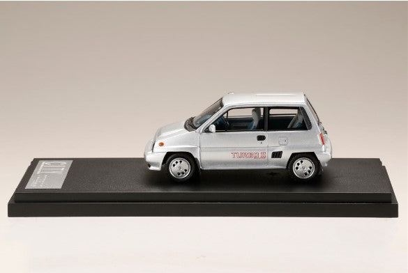 [ Back-order ] MARK43 PM43139AS 1:43 Honda CITY TURBO II 1983 With Option Aluminum Wheel Quartz Silver Metallic