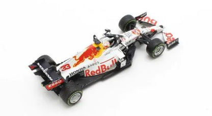 413213633 MINICHAMPS 1:43 Honda Red Bull Racing RB16B Max Verstappen Turkish GP 2021 2nd place (Thanks Honda Color)