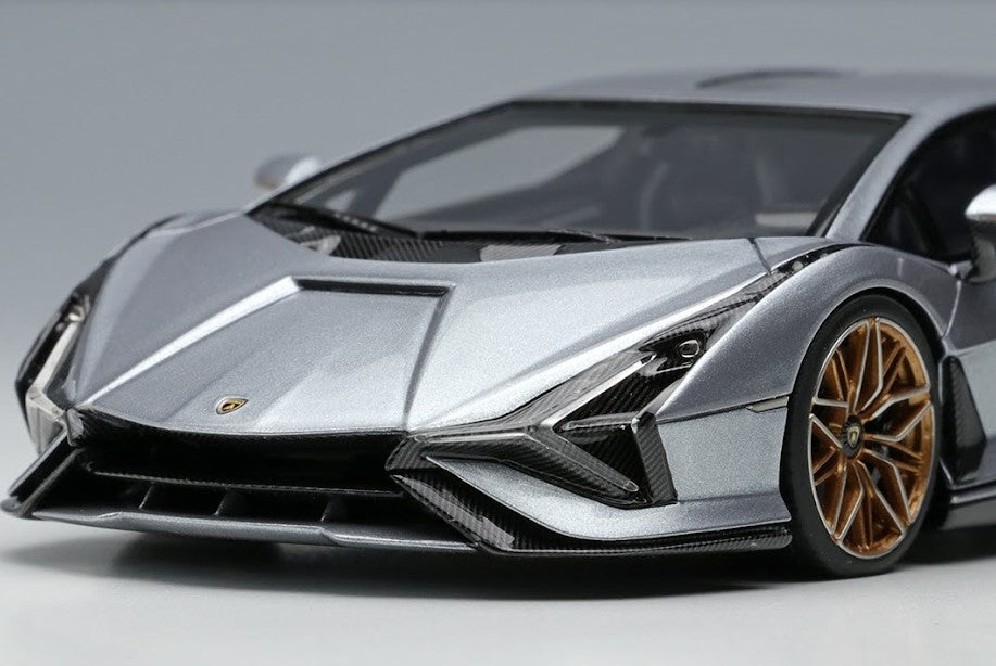 [Back-order] Make Up EIDOLON EM533E 1:43 Lamborghini Sian FKP 37 2019 Grigio Antares