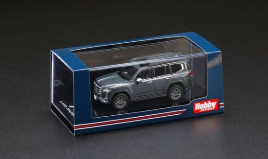 [ Back-order ] Hobby Japan HJ641050AGM 1:64 Toyota Land Cruiser (JA300W) ZX Gray Metallic / Black interior