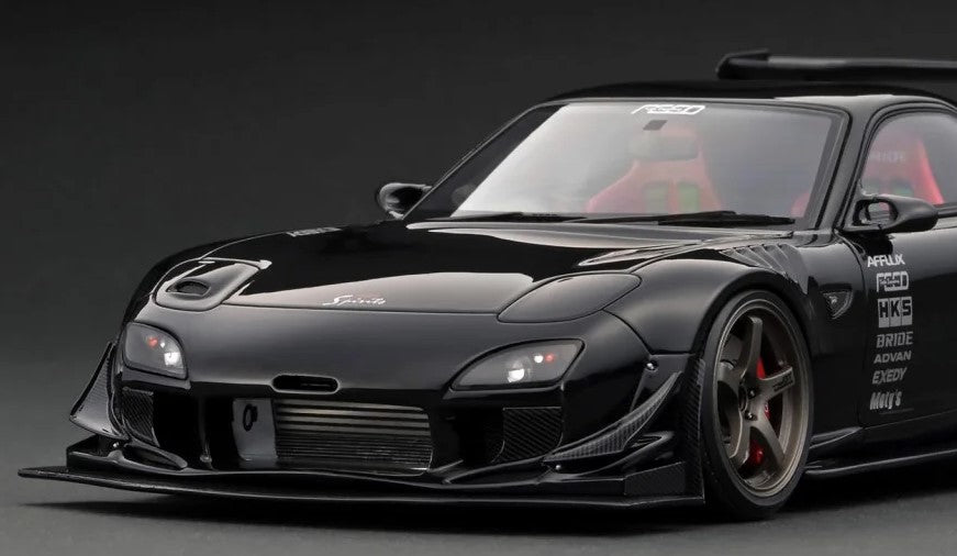 [ Back-order ] ignition model IG2967 1:18 FEED Afflux GT3 (FD3S) Black