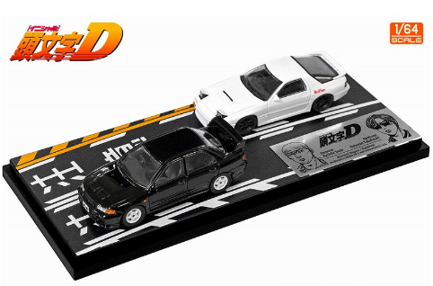 [ Back-order ] MODELER'S MD64217 1:64 Initial D Set Vol.17 Kyoichi Sudo Lancer Evolution III & Ryosuke Takahashi RX-7(FC3S) ƒ_ƒCƒLƒƒƒXƒg