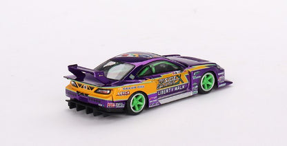 MGT00576-R TSM MINI-GT 1:64 Nissan SILVIA (S15) LB-Super Silhouette #555 2022 Formula Drift Japan RHD