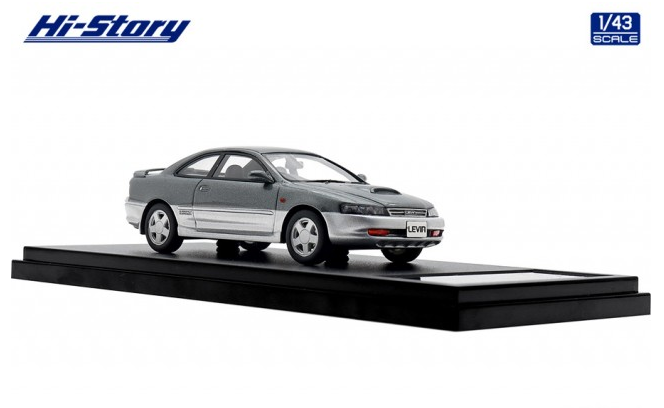 [ Back-order ] Hi-Story HS440GY 1:43 Toyota COROLLA LEVIN GT-Z (1991) Ripple Green Toning Resin