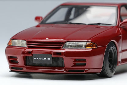 [ Back-order ] Make Up EIDOLON EM424D 1:43 Nissan Skyline GT-R (BNR32) (RS Watanabe 8 spoke wheels) Red Pearl Metallic