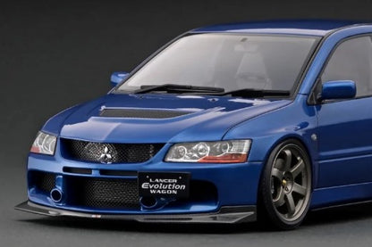 IG2772 ignition model 1:18 Mitsubishi Lancer Evolution Wagon (CT9W) Blue