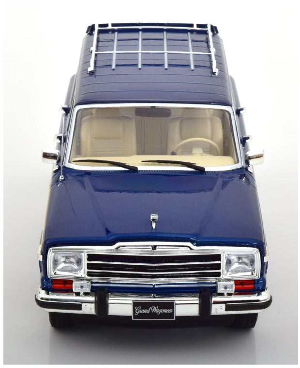 KKDC181114 KK scale 1:18 Chrysler Jeep Grand Wagoneer 1989 Blue Metallic