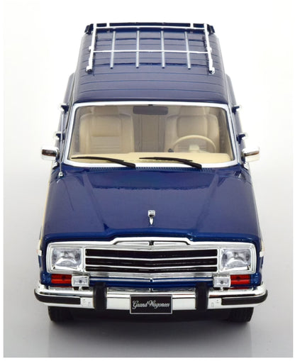 KKDC181114 KK scale 1:18 Chrysler Jeep Grand Wagoneer 1989 Blue Metallic