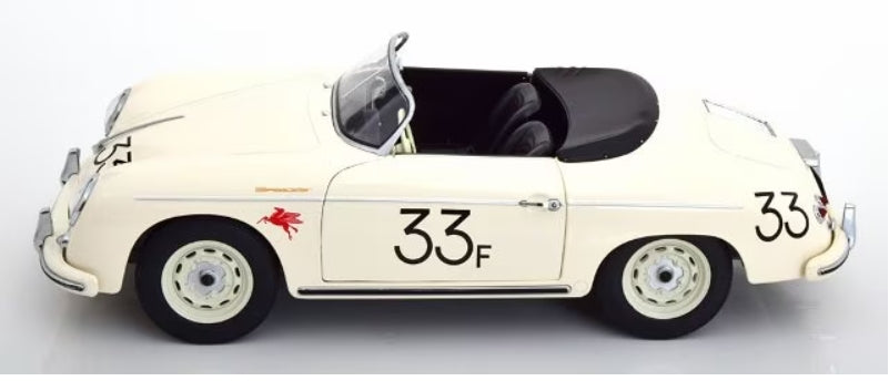 KKDC120096 KK scale 1:12 Porsche 356 A Speedster No.33 1955 White
