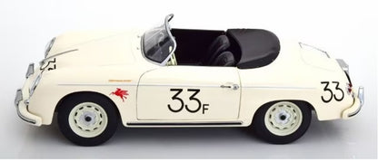 KKDC120096 KK scale 1:12 Porsche 356 A Speedster No.33 1955 White