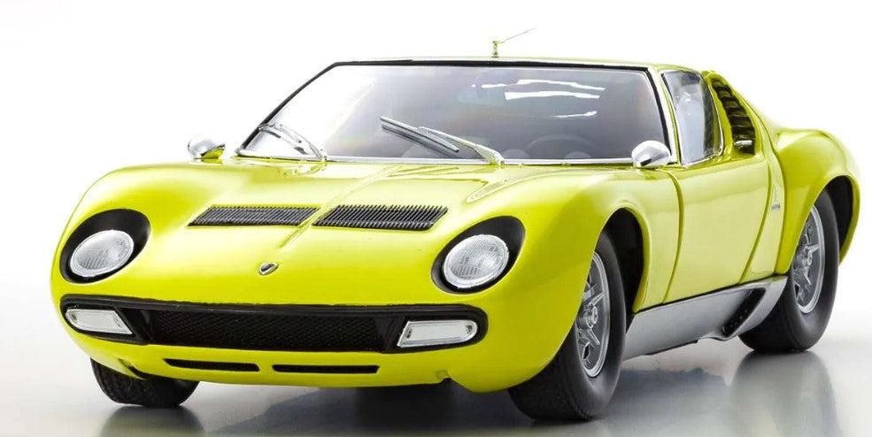 KS08317Y KYOSHO 1:18 Lamborghini Miura P400SV Yellow / Silver