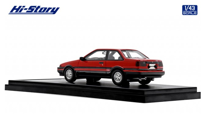 [ Back-order ] Hi-Story HS452RE 1:43 Toyoya SPRINTER TRUENO 2dr GT APEX (1983) High Flash Two Tone Resin