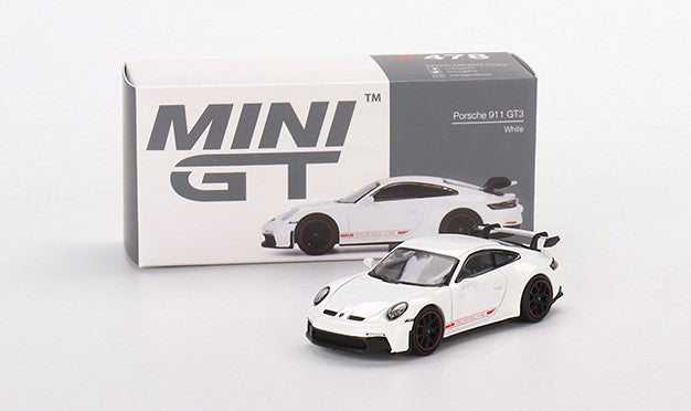 MGT00478-R TSM MINI-GT 1:64 Porsche 911 (992) GT3 White RHD