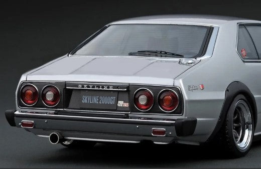 [ Back-order ] ignition model IG3465 1:18 Nissan Skyline 2000 GT-ES (C210) Silver